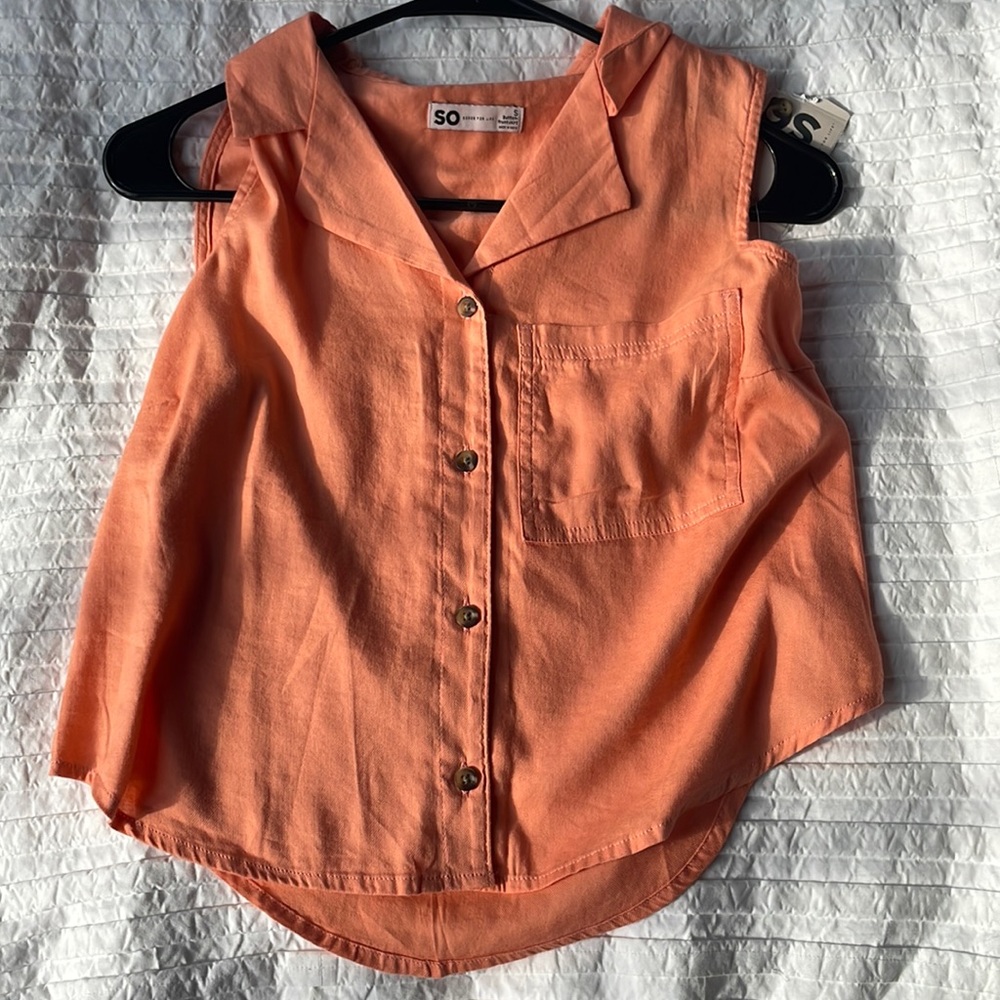 Silk/Children small/peach/Blouse/lightweight